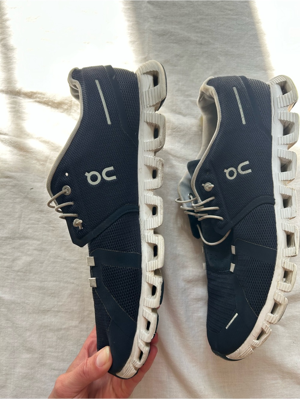 On Running Men’s Athletic Shoes — Black and White - Picture 3 of 5